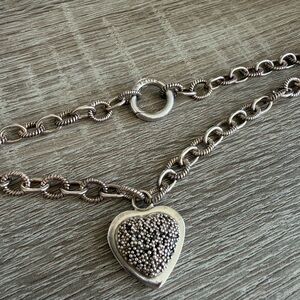 Zinzi chunky Heart necklace
